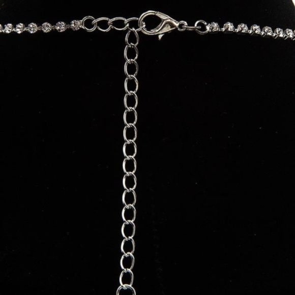 SOLD OUT💔 Elaine Ornate: Tassel Lariat Rhinestone Y-Neck NECKLACE - Picture 5 of 5